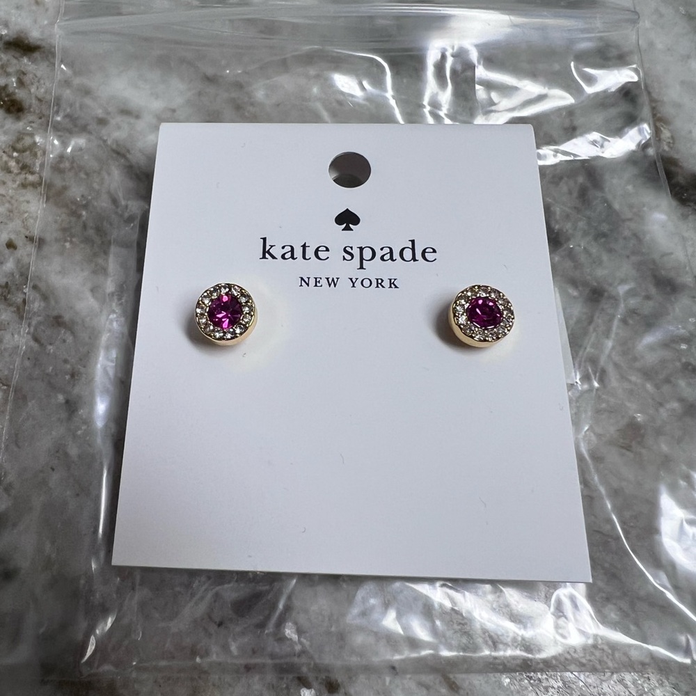 Kate Spade Fuchsia Stud Earrings